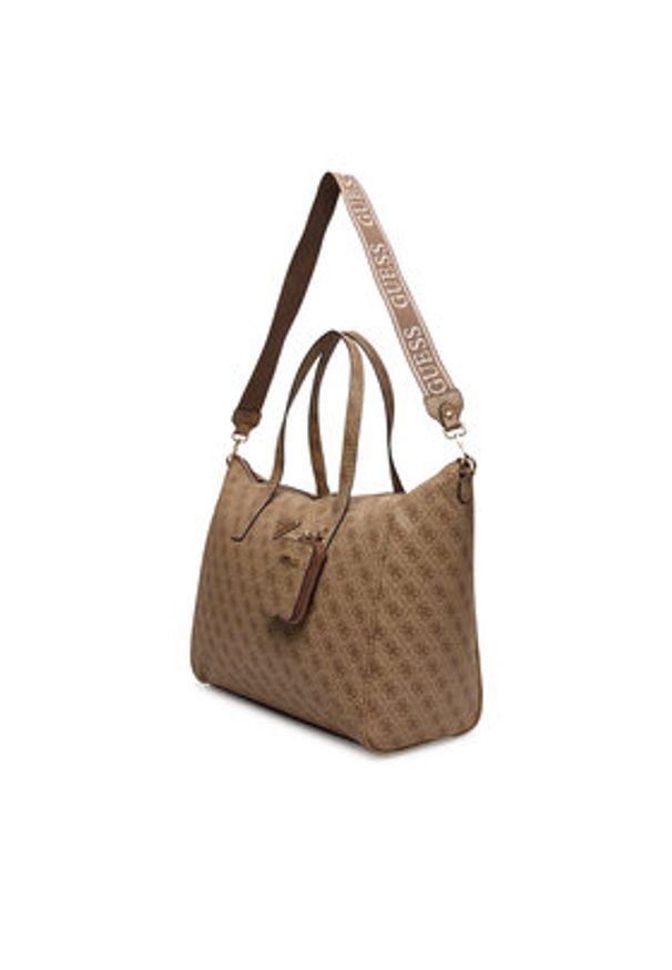 Guess Torba weekendowa Latona Travel TWLB92 11017 Brązowy. Kolor: brązowy. Materiał: skóra