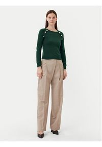 Motivi Sweter M6706001041N Zielony Regular Fit. Kolor: zielony. Materiał: wełna, syntetyk #4