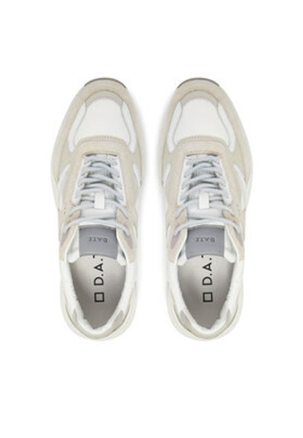 D.A.T.E. Sneakersy Fuga M421-FG-NY Biały. Kolor: biały. Materiał: zamsz, skóra