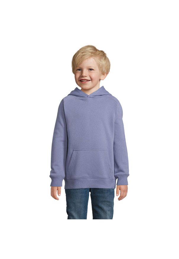 SOL'S - Bluza Dziecięca Stellar Hoodie. Kolor: niebieski