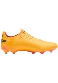 Buty Puma King Ultimate FG/AG 107563-08 żółte. Kolor: żółty. Materiał: tkanina, dzianina, syntetyk. Sport: piłka nożna #3