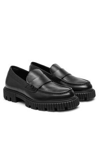 Baldinini Loafersy U5B114P1VITE0000 Czarny. Kolor: czarny. Materiał: skóra