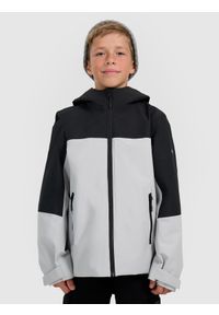 4f - 4F Kurtka przejściowa 3w1 membrana 5000 chłopięca - szara 164 (13-14 lat). Okazja: na co dzień. Kolor: szary. Materiał: polar, materiał. Sezon: lato. Styl: casual #1