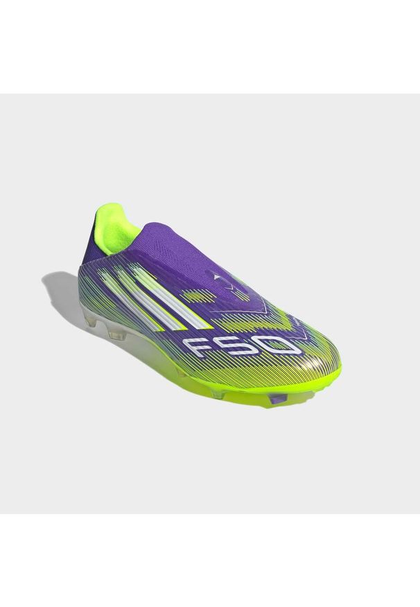 Adidas - Buty piłkarskie ADIDAS F50 League Laceless FG/MG. Materiał: syntetyk. Szerokość cholewki: normalna. Wzór: nadruk. Sport: piłka nożna