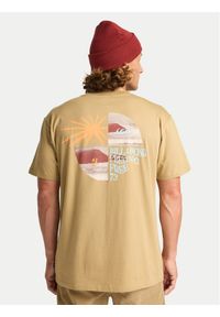 Billabong T-Shirt Twin Fin EBYZT00362 Beżowy Regular Fit. Kolor: beżowy. Materiał: bawełna #1