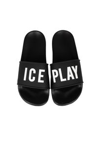 Ice Play Klapki | RIBERA001 | Mężczyzna | Czarny. Nosek buta: okrągły. Kolor: czarny. Styl: elegancki