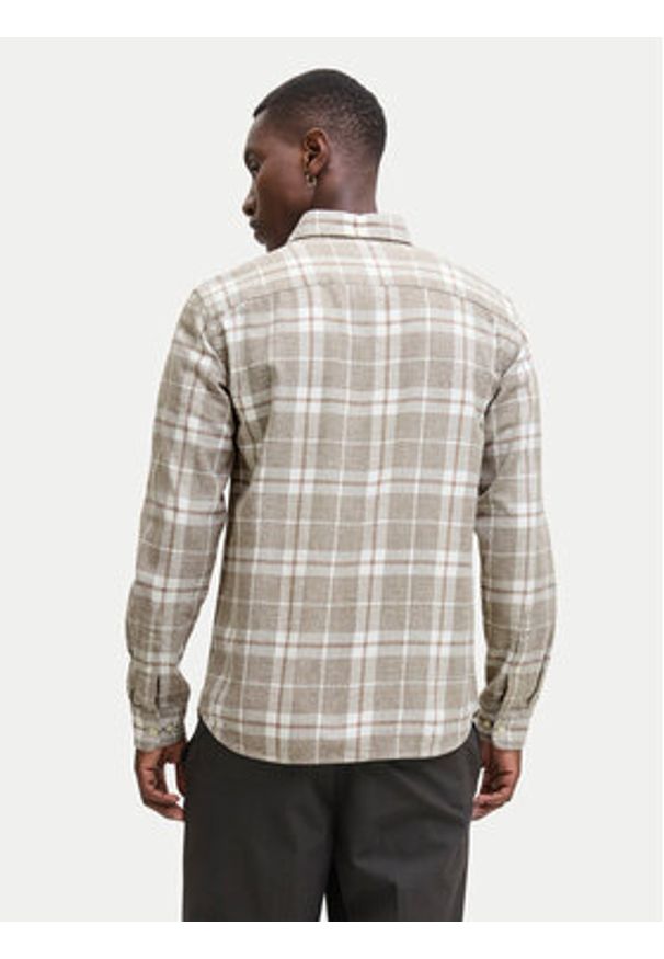 Jack & Jones Koszula Blubrook 12282354 Beżowy Regular Fit. Kolor: beżowy. Materiał: bawełna