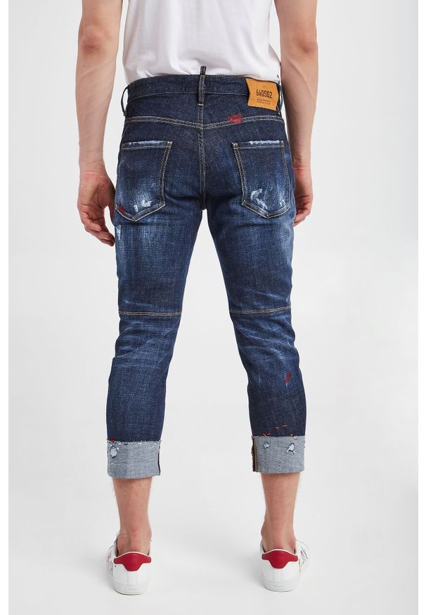 Jeansy męskie Sailor Jean DSQUARED2. Wzór: nadruk