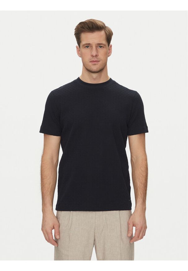 JOOP! T-Shirt 17 JJ-04Brandon 30044672 Granatowy Modern Fit. Kolor: niebieski. Materiał: bawełna