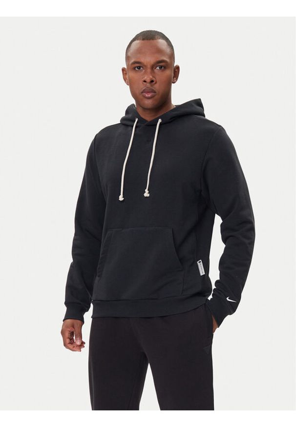 Nike Bluza FZ0218 010 Czarny Regular Fit. Kolor: czarny. Materiał: syntetyk