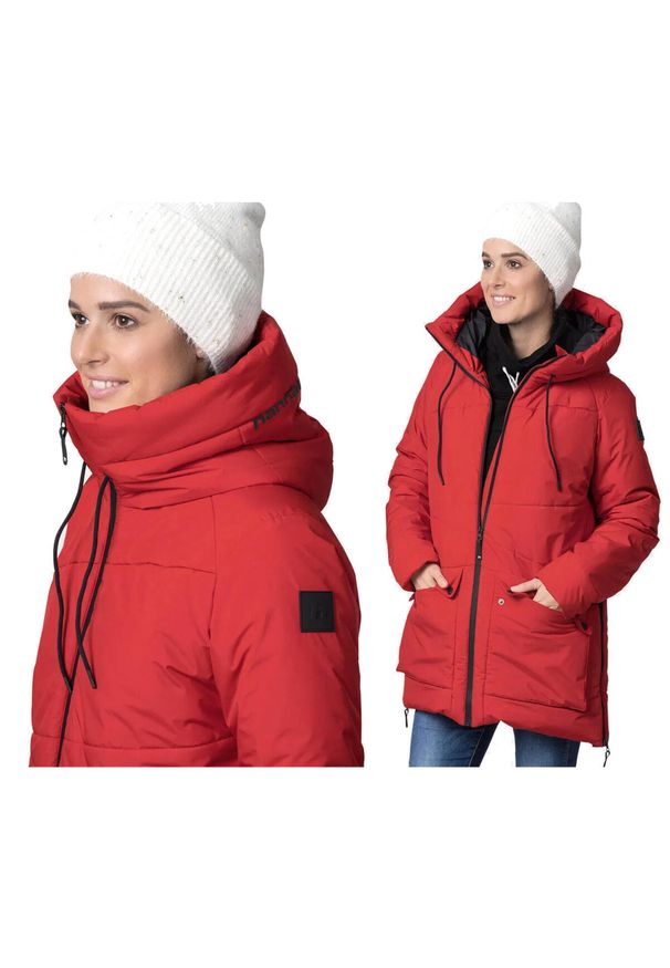 Płaszczyk kurtka turystyczna Hannah Rebeca. Kolor: czerwony. Sport: turystyka piesza