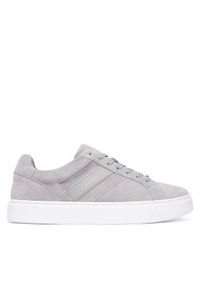 Calvin Klein Sneakersy Classic Cups Laceup Tape Su HM0HM02200 Szary. Kolor: szary. Materiał: zamsz, skóra #1