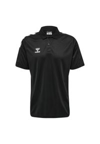 Polo Hummel hmlCore. Typ kołnierza: polo. Kolor: czarny. Materiał: jersey. Sezon: lato #1
