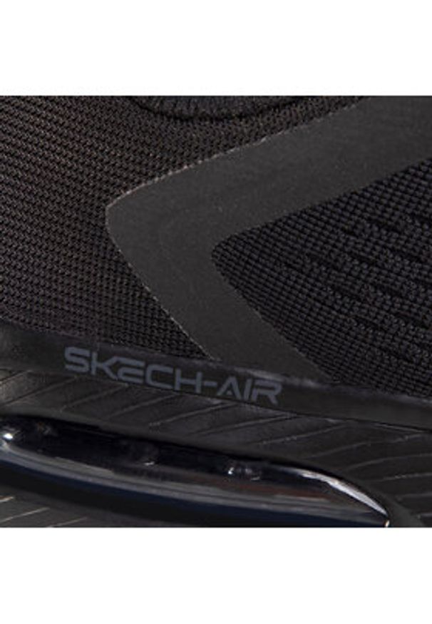 skechers - Skechers Sneakersy Pelland 52559/BBK Czarny. Kolor: czarny. Materiał: materiał