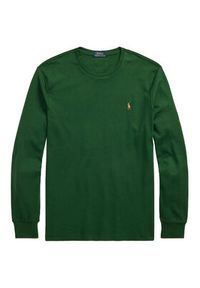 Polo Ralph Lauren Longsleeve 710760121038 Zielony Slim Fit. Typ kołnierza: polo. Kolor: zielony. Materiał: bawełna. Długość rękawa: długi rękaw #5