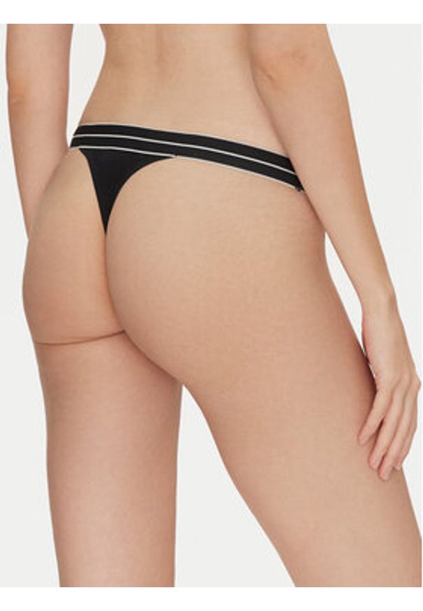 Emporio Armani Underwear Komplet 2 par stringów EW000405 AF10881 MC005 Czarny. Kolor: czarny. Materiał: bawełna