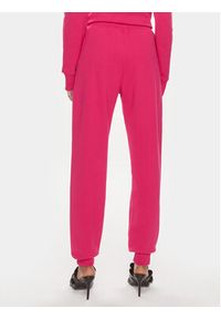 Versace Jeans Couture Spodnie dresowe 76HAAT01 Różowy Regular Fit. Kolor: różowy. Materiał: bawełna