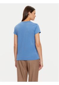 Polo Ralph Lauren T-Shirt 211902403015 Niebieski Regular Fit. Typ kołnierza: polo. Kolor: niebieski. Materiał: bawełna #4