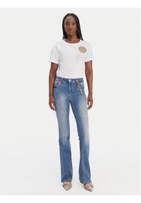 Liu Jo T-Shirt WA6413 JS904 Biały Regular Fit. Kolor: biały. Materiał: bawełna #4