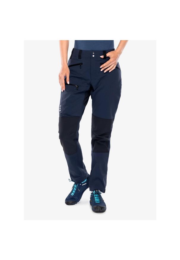 Haglöfs - Spodnie trekkingowe damskie Haglofs Mid Standard Pant. Kolor: niebieski. Sezon: lato. Sport: turystyka piesza