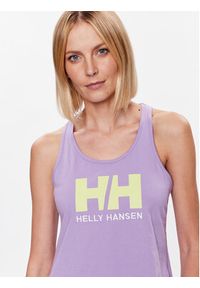 Helly Hansen Top 33838 Fioletowy Regular Fit. Kolor: fioletowy. Materiał: bawełna #4