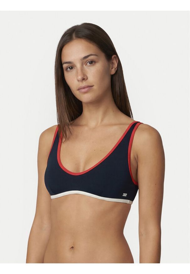 TOMMY HILFIGER - Tommy Hilfiger Góra od bikini UW0UW06559 Granatowy. Kolor: niebieski. Materiał: syntetyk