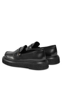 Max Mara Loafersy Crepeloafer 23452619336 Czarny. Kolor: czarny. Materiał: skóra #7