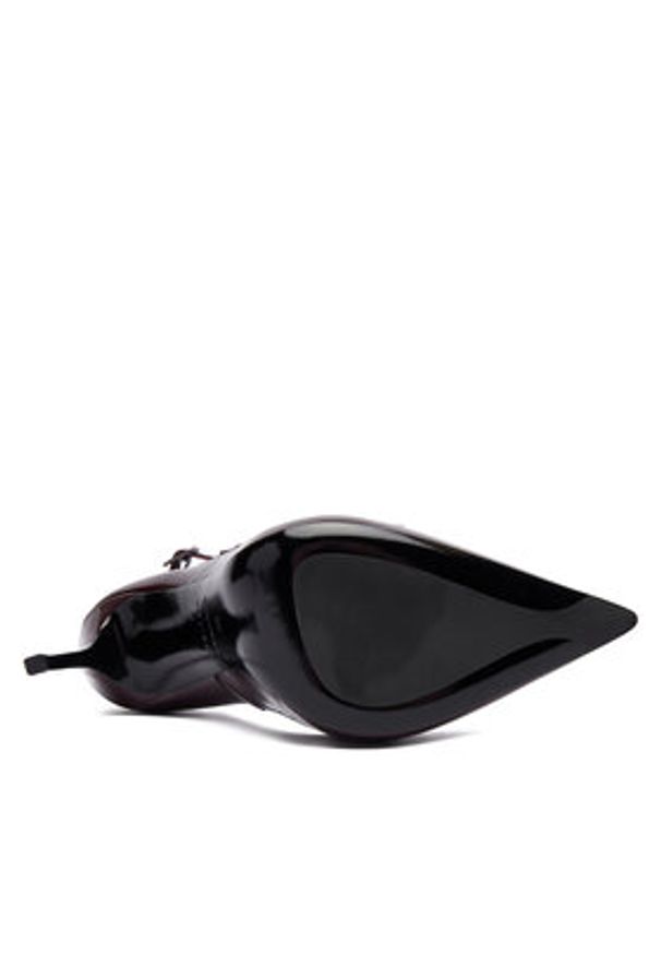 LE SILLA - Le Silla Szpilki Deco Morgana 2004B100RCPPKAB Bordowy. Kolor: czerwony. Materiał: lakier, skóra. Obcas: na szpilce