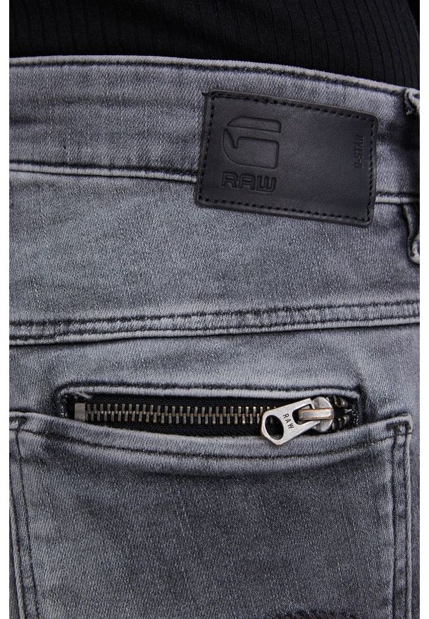 G-Star RAW - G-Star Raw Jeansy Noxer damskie high waist. Stan: podwyższony. Kolor: szary