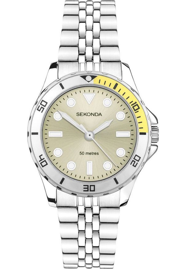 Zegarek Sekonda Zegarek damski Sekonda 40566 srebrny. Kolor: srebrny