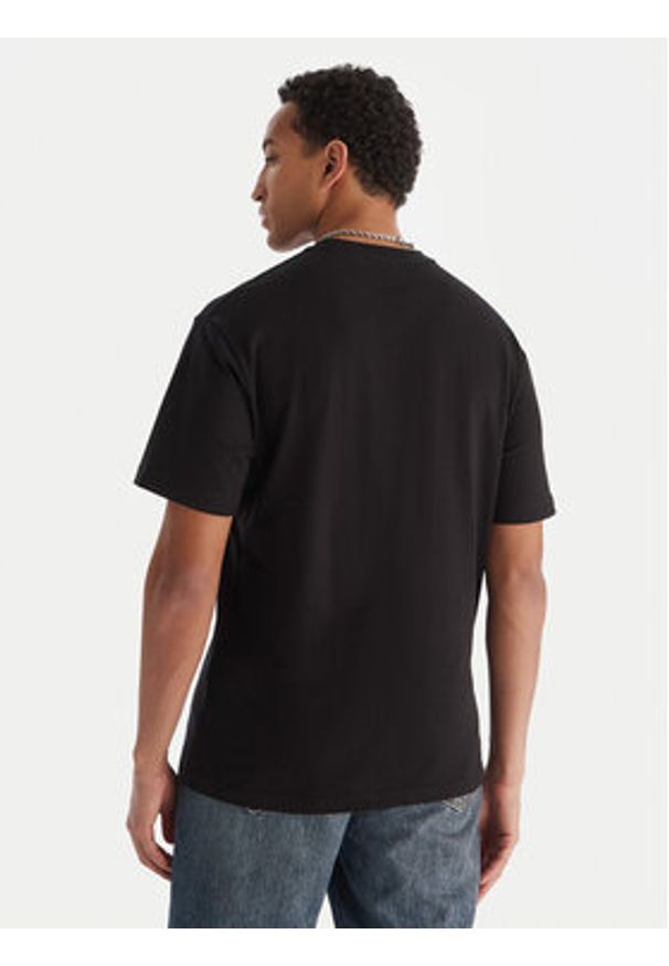 DC Shoes T-Shirt Star Reflective EDYZT04346 Czarny Regular Fit. Kolor: czarny. Materiał: bawełna