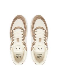 Armani Exchange Sneakersy XW002153 AF22757 MZ285 Beżowy. Kolor: beżowy. Materiał: skóra #3
