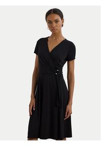Lauren Ralph Lauren - LAUREN RALPH LAUREN Sukienka codzienna 250868161003 Czarny Regular Fit. Okazja: na co dzień. Kolor: czarny. Materiał: syntetyk. Typ sukienki: proste. Styl: casual #3