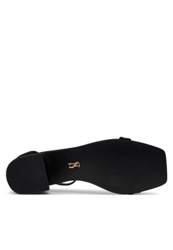 Steve Madden Sandały Gena SM11003579 Czarny. Kolor: czarny. Materiał: zamsz, skóra