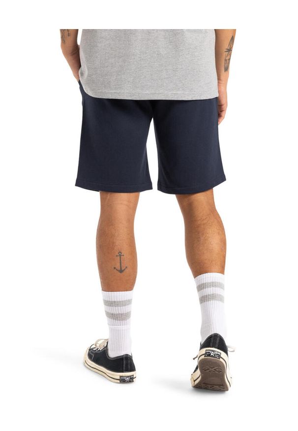 Quiksilver - Spodenki z elastyczną talią dla Mężczyzn CIRCLE BACK Czarny. Kolor: niebieski. Materiał: materiał, poliester, bawełna. Długość: krótkie. Sezon: lato