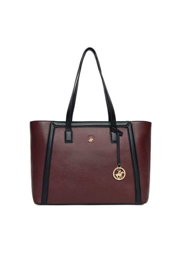 Beverly Hills Polo Club Torebka C-BHPC-L-007-08 Bordowy. Kolor: czerwony