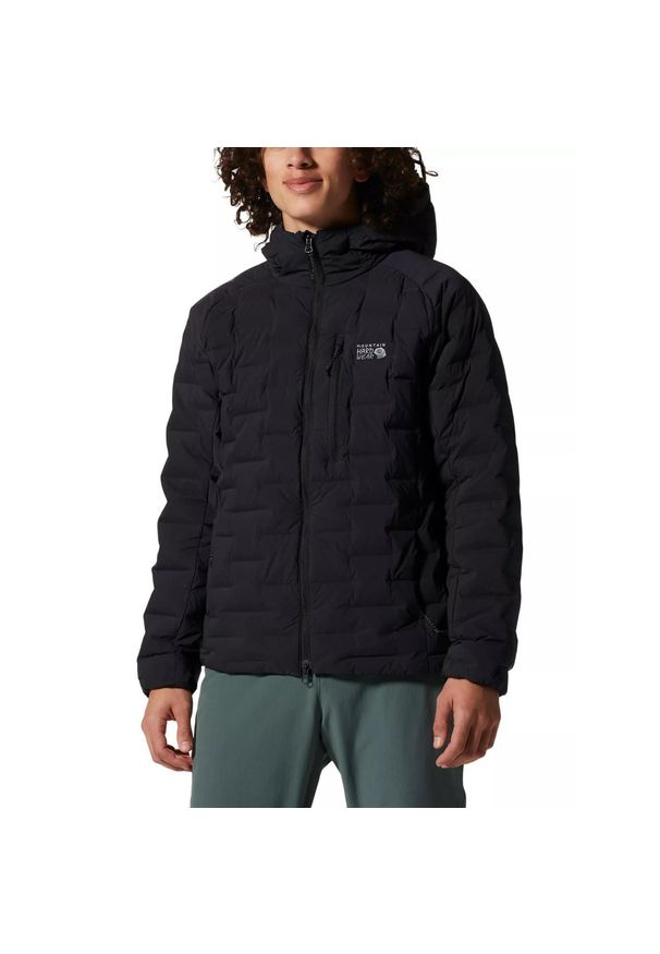 MOUNTAIN HARDWEAR - Kurtka puchowa męska Mountain Hardwear Stretchdown Hoody. Kolor: czarny. Materiał: puch. Sezon: zima. Sport: narciarstwo