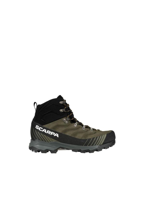Scarpa - Buty trekkingowe męskie Ribelle Trk GTX. Kolor: wielokolorowy, czarny, zielony. Sport: turystyka piesza