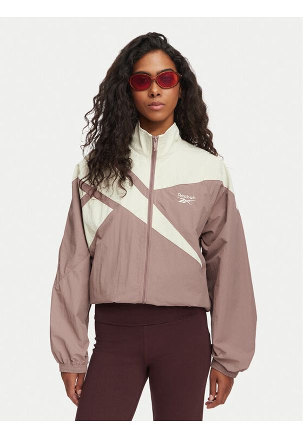 Reebok Kurtka przejściowa Cela RK25693CCW Brązowy Regular Fit. Kolor: brązowy. Materiał: syntetyk