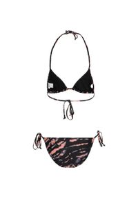 Urban Classics - Bikini Damskie Tie Dye. Kolor: pomarańczowy, niebieski, wielokolorowy