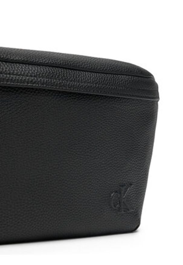 Calvin Klein Jeans Saszetka nerka Cargo Waistbag LV04G3082G Czarny. Kolor: czarny. Materiał: skóra