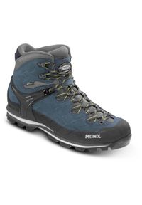 MEINDL - Buty trekkingowe męskie Meindl Litepeak z membraną Gore-Tex. Kolor: szary, wielokolorowy, niebieski. Materiał: skóra. Technologia: Gore-Tex