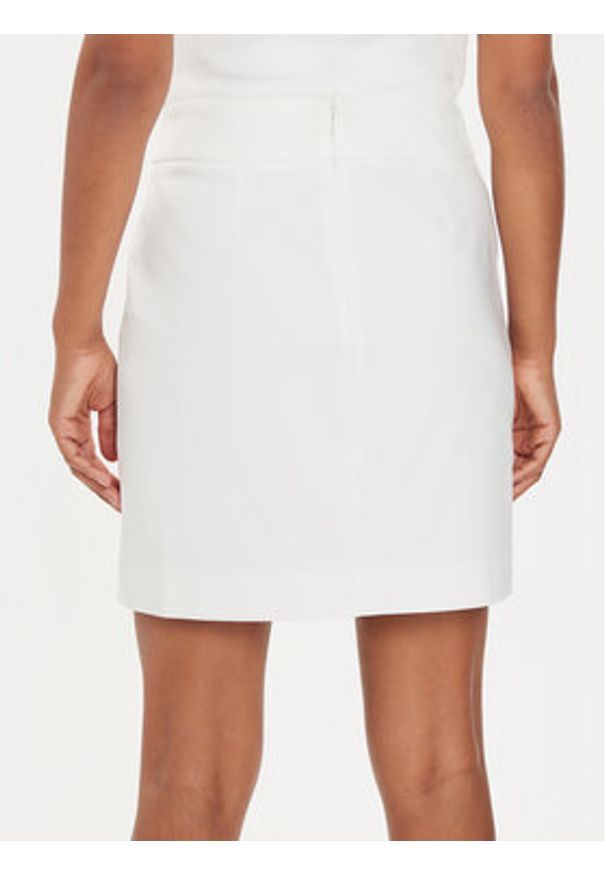 Morgan Spódnica mini 241-JEON Écru Regular Fit. Materiał: bawełna