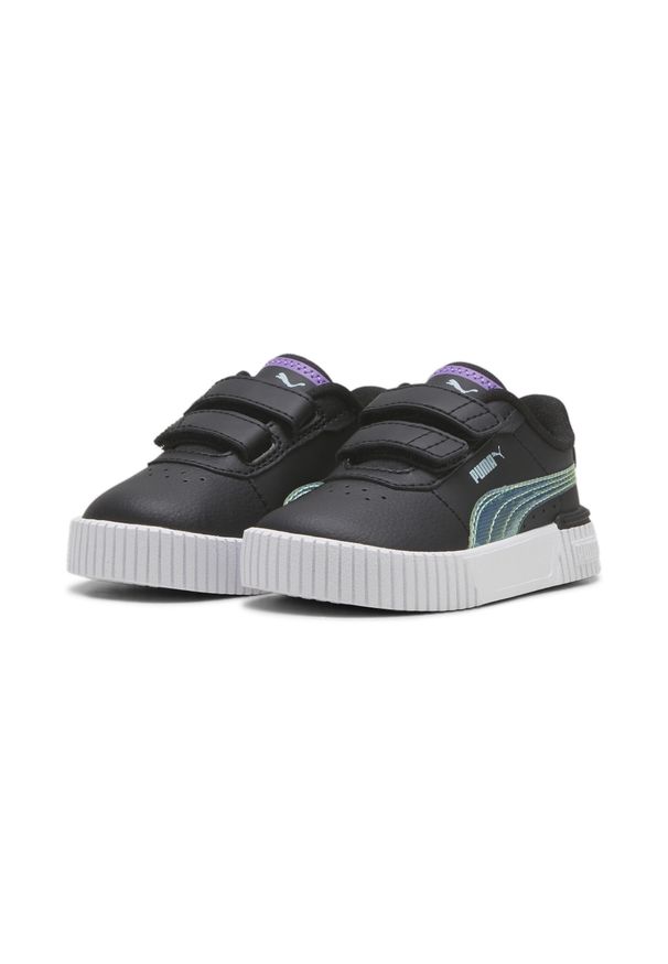 Puma - Sneakersy dziecięce Carina 2.0 Deep Dive PUMA. Okazja: na plażę. Kolor: fioletowy, niebieski, wielokolorowy. Sezon: lato. Sport: tenis