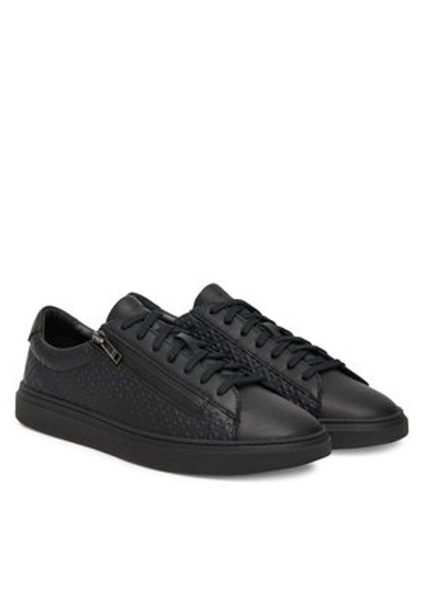 BOSS Sneakersy Kieran 50554795 Czarny. Kolor: czarny. Materiał: skóra