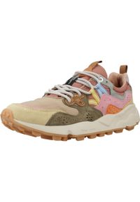 Flower Mountain - Kapcie FLOWER MOUNTAIN YAMANO 3 SRA Rose. Kolor: różowy. Materiał: skóra. Styl: sportowy