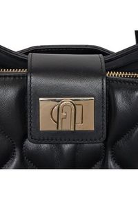 Furla Torebka 1927 L Tote Quilted WB01113-BX2267-O6000-1007 Czarny. Kolor: czarny. Materiał: skórzane