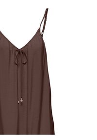 only - ONLY Sukienka letnia Misara 15373962 Brązowy ciemny Regular Fit. Kolor: brązowy. Materiał: wiskoza. Sezon: lato #2