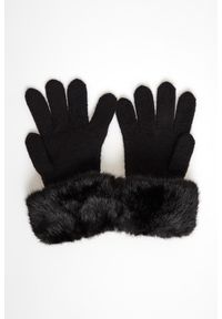 Liu Jo - Rękawiczki damskie z futerkiem LIU JO. Materiał: futro #1