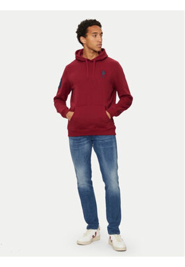 U.S. Polo Assn. Bluza MUP0683 Czerwony Regular Fit. Typ kołnierza: polo. Kolor: czerwony. Materiał: bawełna